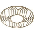 thumbnail image 2 of 30"OD x 11"ID x 3/8"T Empire Wood Fretwork Pierced Ceiling Medallion, Hickory, 2 of 3
