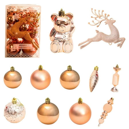 

Christmas Decorations Light Ball Gift Package Christmas Window Decoration Painted Hanging Ball 30 Christmas Tree Pendants