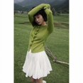 thumbnail image 3 of Minivestido con cintura elástica de Neihe para mujer, recién llegado, otoño 2023, falda plisada con doce filas, moda femenina, 3 of 4
