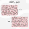 thumbnail image 3 of Placemats Set Of 4 / 6, Minimalist Cute Pink Pig Placemats For Dining Table Indoor/Outdoors Heat Resistant Washable Placemats 18" X 12", 3 of 8