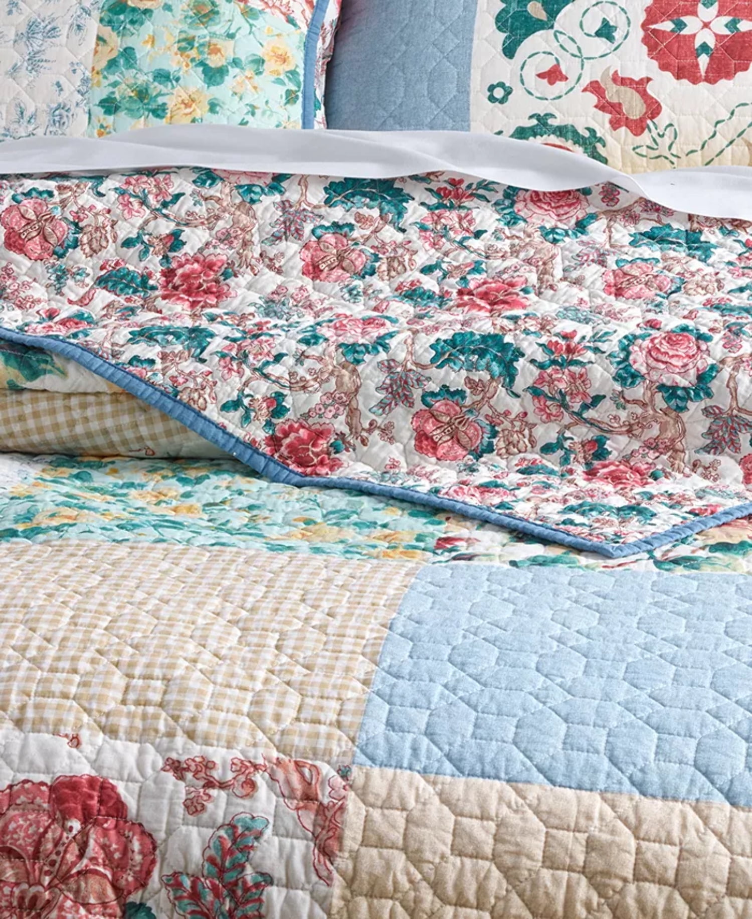 Martha Stewart Collection Americana Patchwork deals Quilt Collection. Multicolor