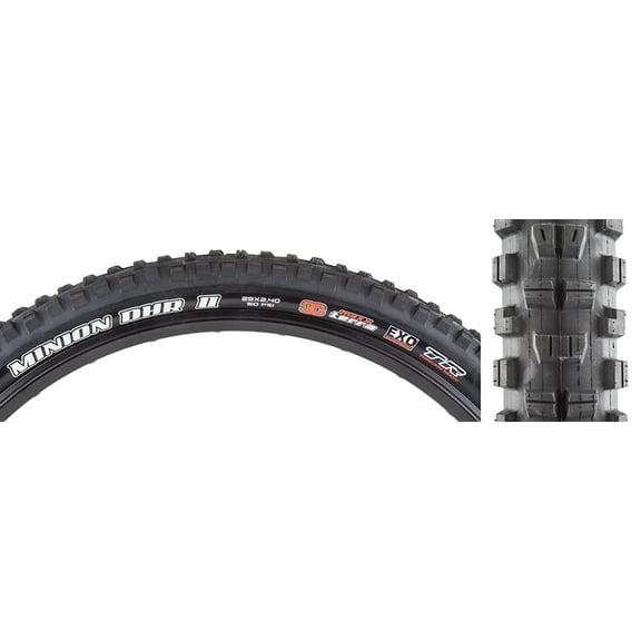 Maxxis Minion DHR II Tire - 29 x 2.4 Tubeless Folding BLK 3C MaxxTerra EXO Wide Trail