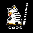 thumbnail image 2 of nanshoudeyi Personality Car Sticker Cute Cartoon Cat Moving Tail Rear Window Wiper Reflective Decals I2X7, 2 of 6