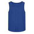 thumbnail image 5 of Linen Tank Tops for Women Summer Casual Sleeveless Cotton Shirts Comfy Loose Fit Lightweight Gauze Cami Blouses, 5 of 5