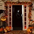 thumbnail image 4 of Halloween Door Decoration Cover, Large Fabric Party Decoration Halloween Sign for Front Door Halloween Party Supplies Indoor Outdoor(Terrifying Style), 4 of 4
