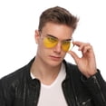thumbnail image 5 of Aviator Sunglasses for Men Women Vintage Sports Driving Mirrored, 5 of 6