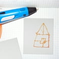thumbnail image 5 of 12pcs Plantilla de plantilla de plantilla en blanco 3D Hojas de material de PVC Plantillas transparentes para máquinas de Silhouette, 5 of 5