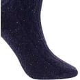 thumbnail image 3 of Lian LifeStyle Big Girl's 6 Pair's Exceptional High Crew Wool Socks Non Slip, Cozy and Cool HR1412 Size 6-9 (Purple), 3 of 4