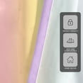 thumbnail image 3 of Rainbow Colorful Kitchen Curtains Girls Cute Kids Classroom Nursery Funny Pastel Small Short 27.5" W x 39" L Window Treatment Tiers for Bedroom Living Room Bathroom 2 Panels Rod Pocket Drapes, 3 of 6