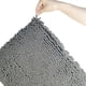 thumbnail image 5 of Alfombra de baño Antideslizante Alfombra de baño de Chenilla de Microfibra Alfombra de baño de Pelo Largo Absorbente-60 x 120 cm, Azul Marino, 5 of 6