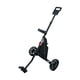 thumbnail image 2 of Carrito de golf para empujar, carrito para bolsas de golf, carrito para tirar de bolsas de golf para exteriores, carrito de golf profesional compacto Negro, 2 of 8