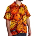 thumbnail image 2 of Eiffel Tower Valentine's Day Men's Short Sleeve Spread Collar Poplin Button Down Casual Printed Summer Beach Unisex Shirts, 2 of 6
