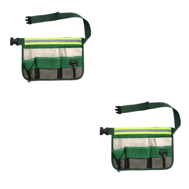 Riwesomey Riñonera de tela Oxford para herramientas, correa ajustable de repuesto con múltiples bolsillos, bolsas de almacenamiento para llaves Type1 NO1