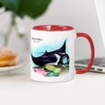 thumbnail image 4 of CafePress - Manta Ray Mug - 11 oz Ceramic Mug - Novelty Coffee Tea Cup, 4 of 6