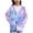 Purple, variant on Rvasteizo Boys Zip Up Hoodie Print Pocket Zip Long Sleeve Hooded Sweatshirt Coat for 4 to 12Years