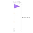 thumbnail image 2 of HEALEEP Bike Trailer Flag Purple Glass Fiber 1 Set, 2 of 8