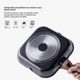 thumbnail image 4 of 18cm Small White Non-Stick Frying Pan - Multi-Layer Bottom for Even Heating, Perfect for Steak, Eggs & Breakfast - Easy to Clean & Use, Ideal Kitchen Essential for Home Cooks & Gift Option, 4 of 6