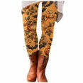 thumbnail image 4 of Hkoxplj Leggings for Women Halloween Leggings High Waisted Leggings Soft Stretchy Full Length Footless Pants Pumpkin Bat Spider Print Fall Winter Cute Leggings for Daily Wear Yoga Workout Leggings, 4 of 5