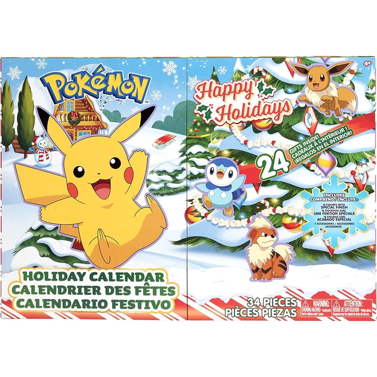pokemon card advent calendar 2024 Officially licensed Pokmon merchandise by Jazwares Pokemon Holiday Advent Calendar for