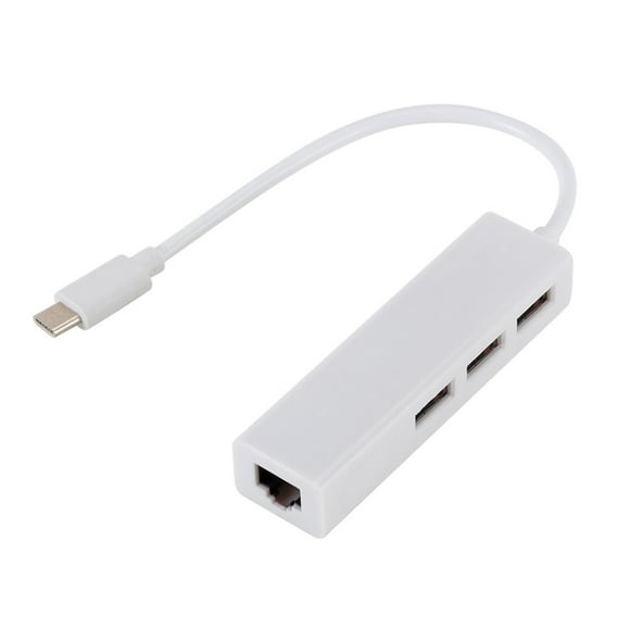 HLONK Network Adapter for Notebook Network Adapter for Laptop Ethernet LAN Adapter 3 USB Port Network Adapter