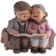 thumbnail image 1 of Bonitas figuras de pareja de ancianos para decorar la mesa, idea de regalo para abuelo/abuela, regalo de Navidad - mira la foto, 1 of 8