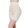 thumbnail image 4 of Women's High Waist Breathable Shapewear Control Panties Lace Underwear Shaping Shorts BEIGE M, 4 of 6