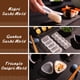 thumbnail image 4 of Kit para hacer sushi Delamu Upgrade 22 en 1 con tapetes de bambú y cuchillo, 4 of 9