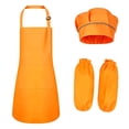 thumbnail image 1 of Kids Apron Bulk Chef Hat Set, Adjustable Children's Bib Apron, 1 of 5
