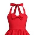 thumbnail image 6 of Kogui Girls Casual Dress Baby Girl Clothes Newborn Dress Summer Toddler Girls' Clothing Casual Sundress with Cute Bag Infant Outfits Size 7-8 (Red,7-8 Years), 6 of 6