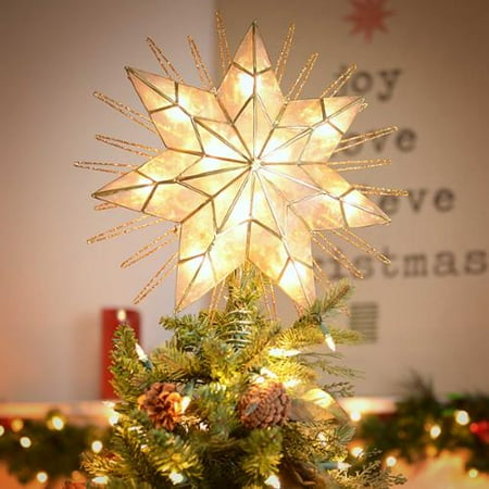 kurt adler 14 inch lighted capiz 7 point star christmas kurt adler 14 inch lighted capiz 7 point star christmas