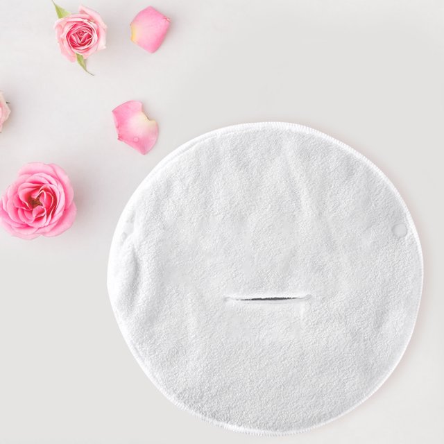 Máscara de compresa fría y caliente Toallas faciales de spa reutilizables Absorbente para el hogar Suministros de bricolaje