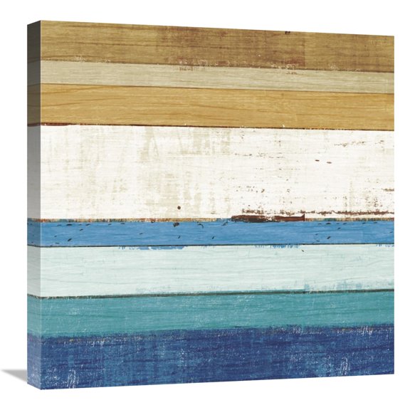 Global Gallery's 'Beachscape IV' By Michael Mullan Stretched Canvas Wall Art
