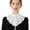 Embroidery-White, variant on LoudSung Detachable Fake Collar Cape Shawl Embroidery Court Aristocrat Style False Collar Accessories for Women Girls