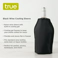 thumbnail image 2 of True Wine Cooler Sleeve, Reusable Wine Bottle Cooler, Outdoor Party, Black, 2 of 5