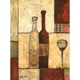 thumbnail image 2 of Bagnato, Judi 19x24 Gold Ornate Wood Framed with Double Matting Museum Art Print Titled - Wine for One, 2 of 4