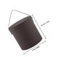thumbnail image 2 of WASHWEPE Cubo Plegable Para En PU Marrón Con Tapa Para Uso Portátil Y Limpieza Fácil, 2 of 8