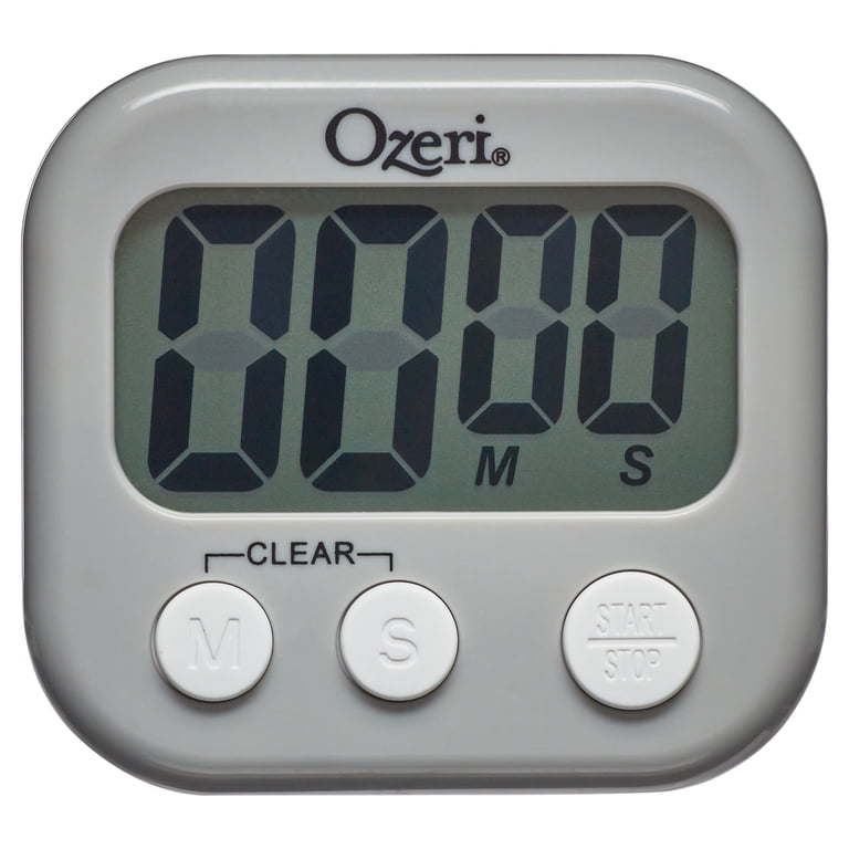 Ozeri Kitchen and Event Timer LCD Stopwatch Magnetic Back Easy to