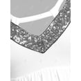 thumbnail image 4 of Vestido Talla Extra Asimétrico Lentejuelas Rosegal Vestidos casuales de talla grande, 4 of 5