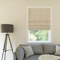 thumbnail image 5 of Sun Zero Somerton Textured 100% Blackout Cordless Roman Shade, 33"W x 64"L, Taupe, 5 of 8