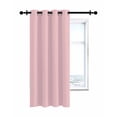 thumbnail image 7 of Soild Color Thermal Insulated Blackout Curtains for Bedroom 54 Length Pink Room Darkening Curtain 1 Panel Grommet Window Curtain Drape for Living Room Nursery Room, 7 of 7