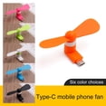 thumbnail image 2 of Phone Fan,Mini Usb Cooling Hand Fans Portable Cell Phone Fan Small Personal Travel Pocket Fans Summer Gadgets Black, 2 of 4