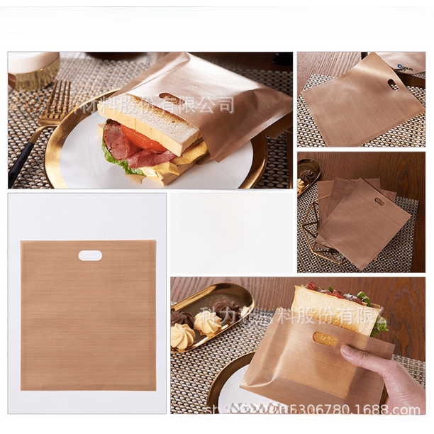 La venta caliente recomienda el bolso reutilizable de la barbacoa del bolso del pan de la categoría alimenticia conveniente para los bocadillos asados a la parrilla
