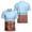 Light Blue, variant on OIOLOYJM Polo Shirts for Men 3D Print Creativity Performance Short-Sleeve Casual Quick Dry Mesh Golf Shirts Basic Lounge Sport Collared Clothes Black 4XL