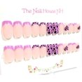 thumbnail image 2 of Purple Cow Print French Manicure Glossy Square Press-On Nails - 24 Pieces - Artificial Nail Kit, 2 of 3