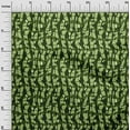 thumbnail image 3 of oneOone Viscose Chiffon Green Fabric Abstract Diy Clothing Quilting Fabric Print Fabric By Yard 42 Inch Wide, 3 of 4