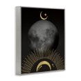 thumbnail image 2 of Stupell Industries Glam Centric Lunar Moons Gray Framed Giclee Art, 16 x 20, by Daniela Santiago, 2 of 7