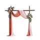 thumbnail image 1 of Set de flores artificiales en forma de arco para bodas, color naranja VEVOR, 1 of 9