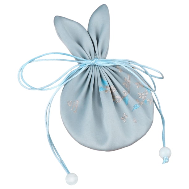 Guardurnaity Bolso con cordón Bolsos de joyería bordados Bolso de perfume multifuncional Decorativo Hogar Boda Amplia aplicación Accesorios de disfraces Gris claro Guardurnaity AP017961-04