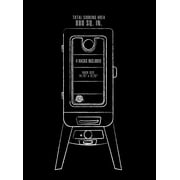 Pit Boss 3-Series Gas Smoker in Red Hammertone - PBV3G1