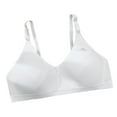 thumbnail image 2 of BLTIBY Cotton Girls Training Bra Cami Training Seamless Solid Color Thin Adjustable Bras for Teens with Cheast Pads Comfortable Fashion Bralette White 12-15 Years, 2 of 6